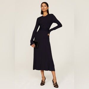 Altuzarra Masika Dress Navy Blue Size 38 (US 8)